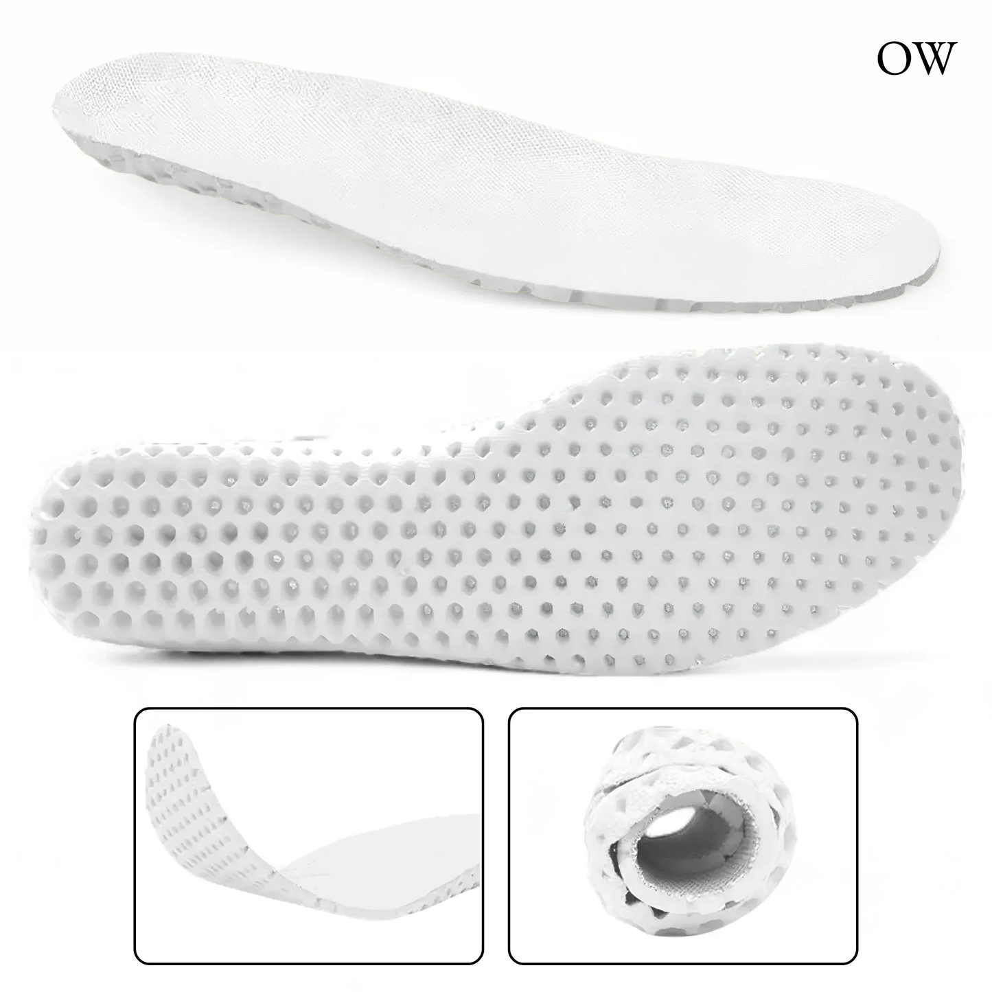 Breathable Comfort Insoles - Lightweight, Supportive, and Foot-freshening